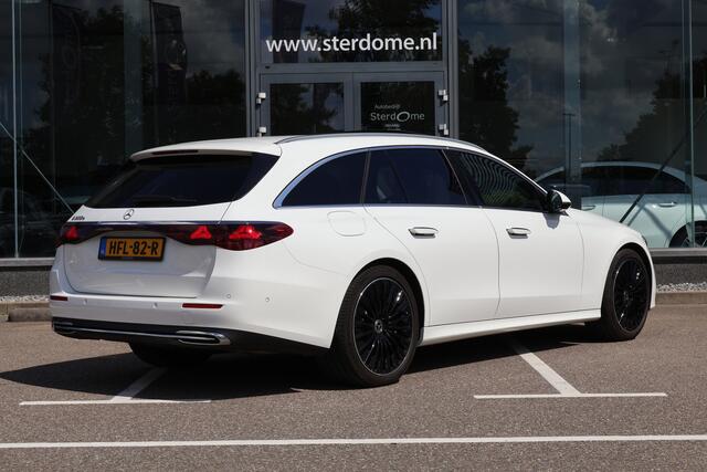 Mercedes-Benz E-estate 300 e Avantgarde l Panoramadak l Burmester l Distronic l Niveauregeling l MBUX l DIGITAL LIGHT l 360 gr Camera l Distronic l Keyless Go l Winterpakket l Apple & Android auto l Memory pakket l Stoelverwarming l