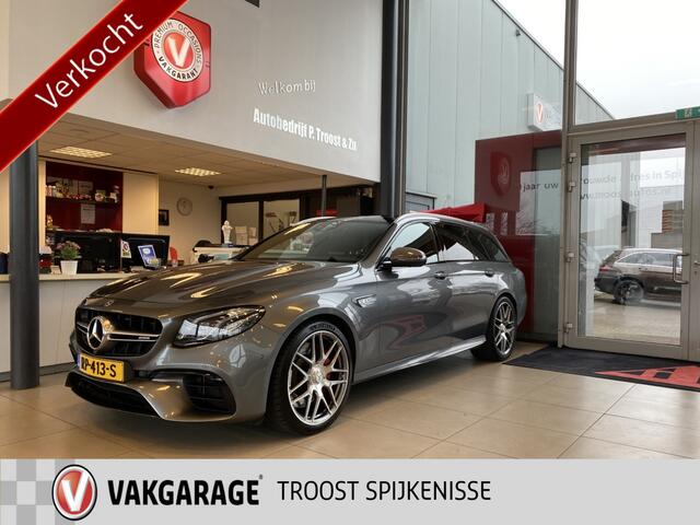 Mercedes-Benz E-estate AMG 63 S 4MATIC Premium Plus, 612pk, NL Auto, BTW Verrekenbaar, Burmester, Panoramadak, Leder, Stoelverwarming/ventilatie/massage, Carbon Pakket, Navigatie, 360 Camera, Sfeerverlichting, Head Up, DAB, 20" Lmv