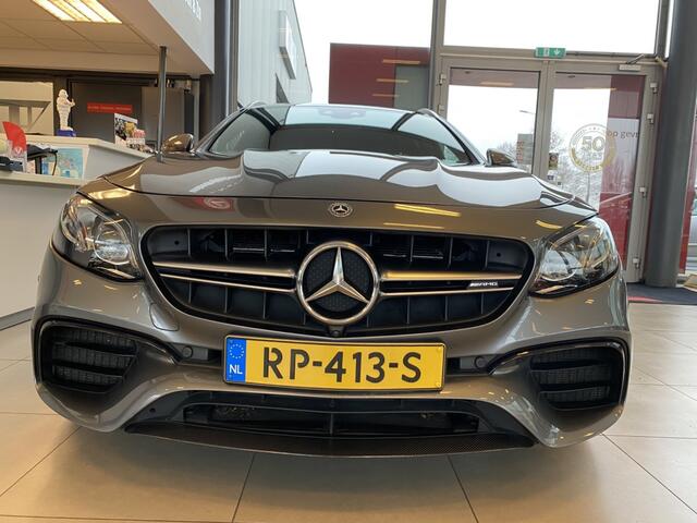 Mercedes-Benz E-estate AMG 63 S 4MATIC Premium Plus, 612pk, NL Auto, BTW Verrekenbaar, Burmester, Panoramadak, Leder, Stoelverwarming/ventilatie/massage, Carbon Pakket, Navigatie, 360 Camera, Sfeerverlichting, Head Up, DAB, 20" Lmv