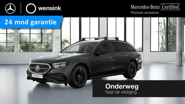 Mercedes-Benz E-estate 300 e AMG Line | Night | Panoramadak | Trekhaak | Burmester | Memory | 360 camera | Winter pakket | Rij assistentiepakket |