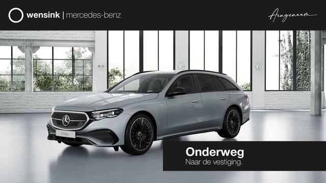 Mercedes-Benz E-estate 300e Sport Edition | Panoramaschuifdak | Premium pakket | Night | Trekhaak | 360° camera | Widescreen | Dodehoekassistent |