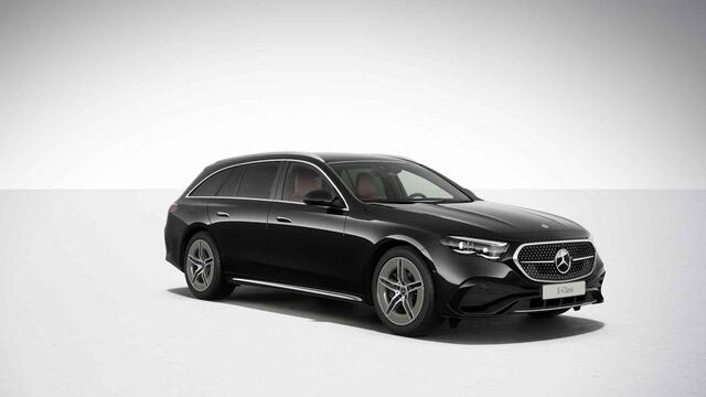Mercedes-Benz E-estate 300 e AMG Line | Bruin interieur | AMG | Trekhaak elektrisch | Rij assistentiepakket |