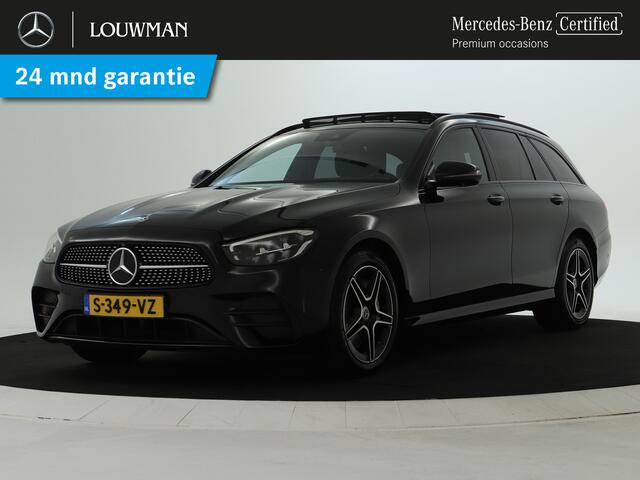 Mercedes-Benz E-estate 300 e | 360°-camera | Burmester | Panoramadak | Nightpakket | Inclusief 24 maanden MB Certified garantie voor Europa.