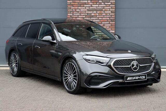 Mercedes-Benz E-estate 300 e AMG Line | Hyperscreen | Distronic+ | Panoramadak | Memory | Stoelventilatie | Burmester | HUD | Digital Light | Trekhaak | Augemented Reality |