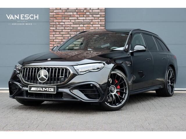 Mercedes-Benz E-estate AMG 53 4MATIC+ | 585pk | Hyperscreen | Achterasbesturing | Distronic | Memory | Burmester | Digital Light | Trekhaak | Surround Camera | AMG-Nightpakket | Augmented Reality |