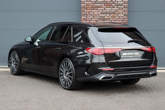 Mercedes-Benz E-estate 200 AMG Line Aut9 | Distronic | Trekhaak | Verwarmd Stuurwiel | Camera | Keyless Go | High Perf. LED | Zitcomfortpakket | Nightpakket |