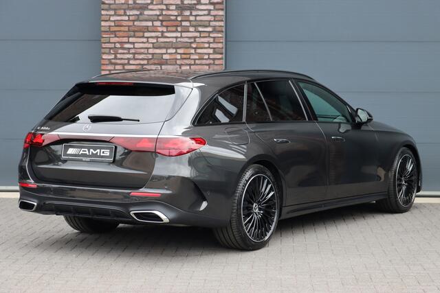 Mercedes-Benz E-estate 300 e AMG Line | Hyperscreen | Distronic+ | Burmester | Panoramadak | Digital Light | Surround Camera | HUD | 3D-Display | Verwarmd Stuurwiel | Keyless-Go |