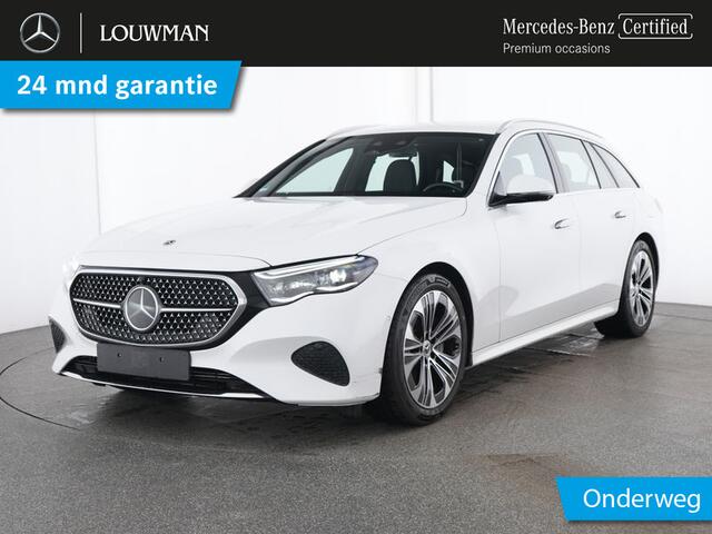 Mercedes-Benz E-estate 300 e AMG Plug-In Hybride Trekhaak | Rijassistentiepakket plus | Parkeerpakket met 360°-camera | Distronic | Sfeerverlichting. Inclusief 24 maanden MB Certified garantie voor Europa.