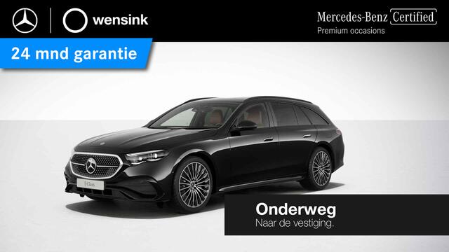 Mercedes-Benz E-estate 300 e AMG Line | Night | Multispaaks velgen | Hyperscreen | Luchtvering | Panoramadak | Trekhaak |