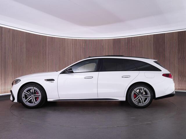 Mercedes-Benz E-estate E53 AMG 612pk 4MATIC+ Night Edition |BTW-auto|dealer onderhouden|dynamic plus|hyperscreen|Burmester|achterasbesturing|panoramadak|digital LED|HUD|memory|360 camera|