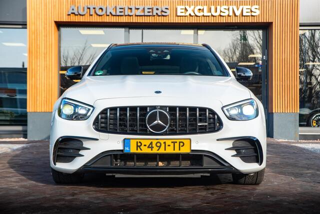 Mercedes-Benz E-estate 53 AMG 4MATIC Premium 360 Cam Panodak Burmester Ambient 360 Cam Leer Alcantara ACC Dode Hoek DAB+ E53