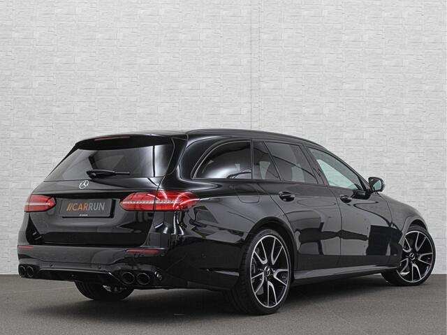 Mercedes-Benz E-estate 53 AMG 4MATIC | Luchtvering | Carbon | 360 View | Burmester | Panorama | Distronic+ | Memory | Multibeam-LED | Bovag Garantie | Widescreen | Leder | Trekhaak | Sfeerverlichting | Night-Pakket | 20'' | Carplay | Stoelverwarming |