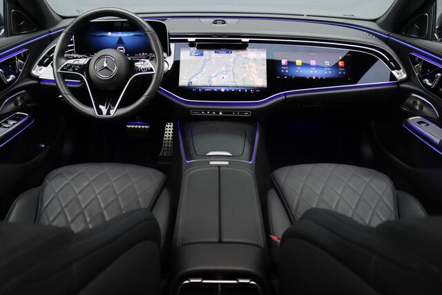 Mercedes-Benz E-estate 300 e Exclusive Line Premium | Hyperscreen | Luchtvering | Massage | Stoelventilatie | Burmester | Nappa Leder | Panoramadak | HUD | 3D-Display | Digital Light | Augmented Reality |