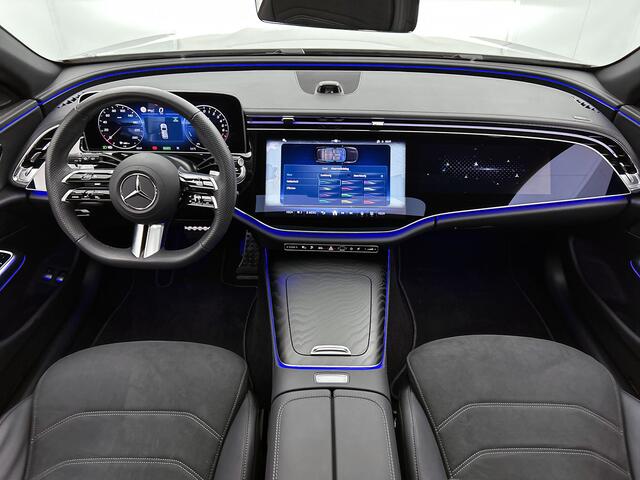 Mercedes-Benz E-estate 300 e AMG Plug-In Hybride | AMG Line | Night Pakket | Trekhaak | MBUX Superscreen | Panoramadak | 20 Inch AMG velgen | Inclusief 24 maanden MB Certified garantie voor Europa.