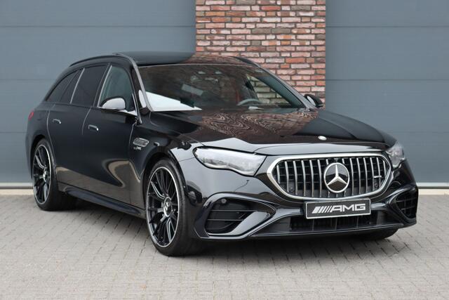 Mercedes-Benz E-estate AMG 53 4MATIC+ Premium | 585pk | Hyperscreen | Achterasbesturing | Distronic+ | Stoelventilatie | Trekhaak | Panoramadak | Digital Light | Burmester | HUD |