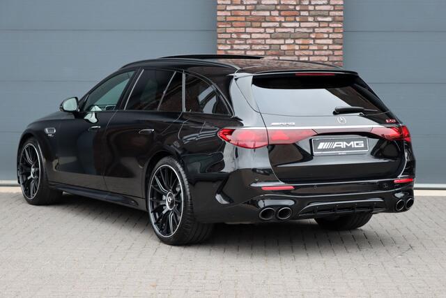 Mercedes-Benz E-estate AMG 53 4MATIC+ Premium | 585pk | Hyperscreen | Achterasbesturing | Distronic+ | Stoelventilatie | Trekhaak | Panoramadak | Digital Light | Burmester | HUD |