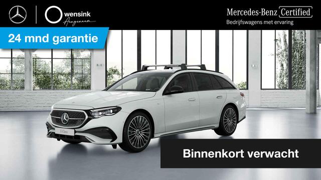 Mercedes-Benz E-estate 300 e AMG Line | Premium Plus | Superscreen | Trekhaak | Panoramadak | Night pakket | Head up display | Winter pakket |