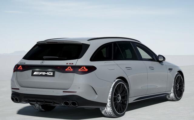 Mercedes-Benz E-estate E53 AMG 612pk 4MATIC+ Panoramadak *BTW* Burmester 4d Massage Superscreen Stoelkoeling Trekhaak BOMVOL!! Alpin grau