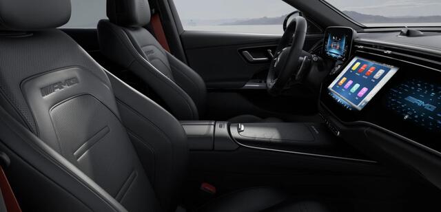 Mercedes-Benz E-estate E53 AMG 612pk 4MATIC+ Panoramadak *BTW* Burmester 4d Massage Superscreen Stoelkoeling Trekhaak BOMVOL!! Alpin grau