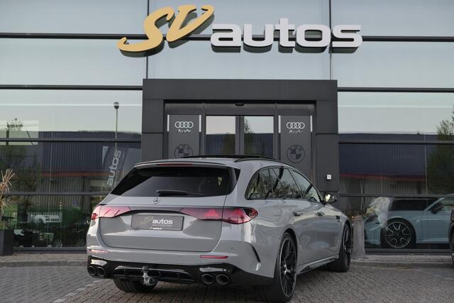 Mercedes-Benz E-estate E53 AMG 612pk 4MATIC+ Panoramadak *BTW* Burmester 4d Massage Superscreen Stoelkoeling Trekhaak BOMVOL!! Alpin grau