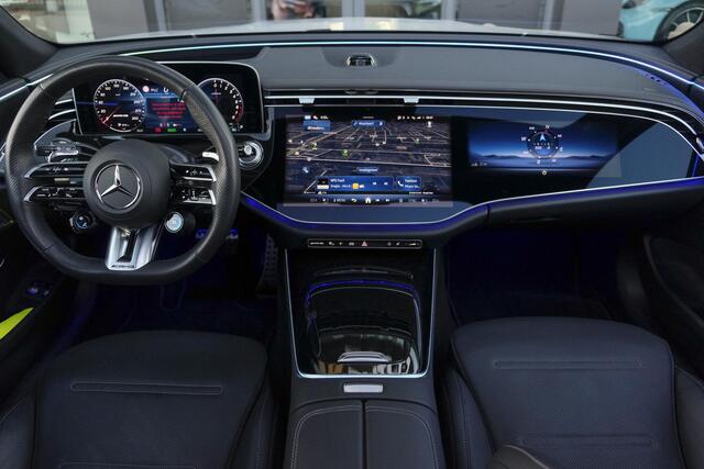 Mercedes-Benz E-estate E53 AMG 612pk 4MATIC+ Panoramadak *BTW* Burmester 4d Massage Superscreen Stoelkoeling Trekhaak BOMVOL!! Alpin grau