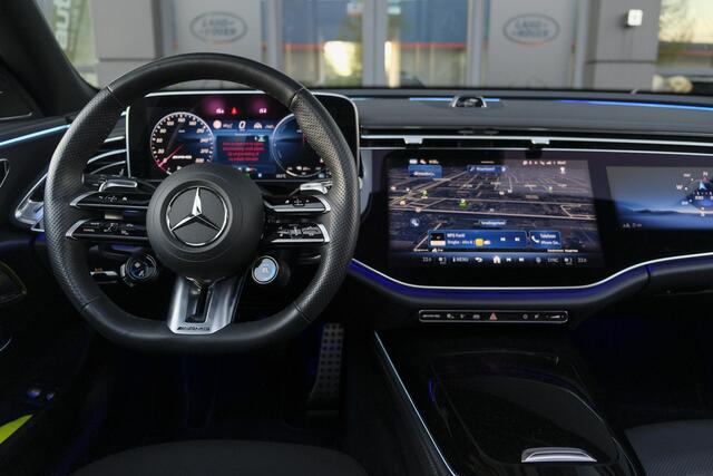 Mercedes-Benz E-estate E53 AMG 612pk 4MATIC+ Panoramadak *BTW* Burmester 4d Massage Superscreen Stoelkoeling Trekhaak BOMVOL!! Alpin grau