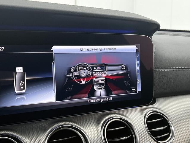 Mercedes-Benz E-estate 200 AMG-line | Rijassistentie pakket | Alarm SCM3 | Privacy Glass | Zwart leer | Widescreen Dashboard Electr. Achterklep