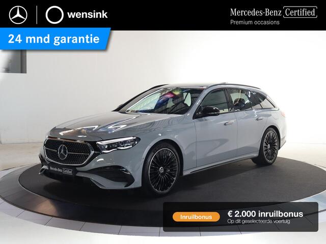 Mercedes-Benz E-estate 300e Sport Edition | AMG | Panoramaschuifdak | Head-Up | Burmester | Trekhaak | 360°-camera | MBUX Superscreen |