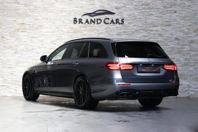 Mercedes-Benz E-estate AMG 63 S 4MATIC+ | KERAMISCHE REMMEN | HUD | PANO | STOELVERW + VENTILATIE | AIR BODY CONTROL | SOFT CLOSE | CARBON | VOL OPTIES!
