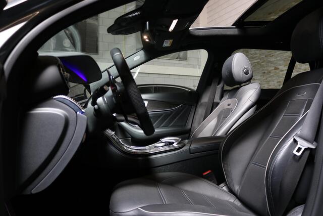 Mercedes-Benz E-estate AMG 63 S 4MATIC+ | KERAMISCHE REMMEN | HUD | PANO | STOELVERW + VENTILATIE | AIR BODY CONTROL | SOFT CLOSE | CARBON | VOL OPTIES!