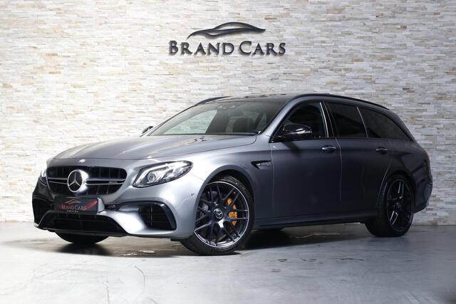 Mercedes-Benz E-estate AMG 63 S 4MATIC+ | KERAMISCHE REMMEN | HUD | PANO | STOELVERW + VENTILATIE | AIR BODY CONTROL | SOFT CLOSE | CARBON | VOL OPTIES!