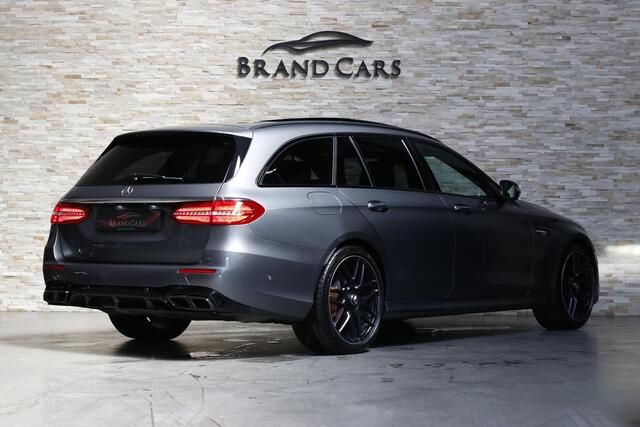 Mercedes-Benz E-estate AMG 63 S 4MATIC+ | KERAMISCHE REMMEN | HUD | PANO | STOELVERW + VENTILATIE | AIR BODY CONTROL | SOFT CLOSE | CARBON | VOL OPTIES!