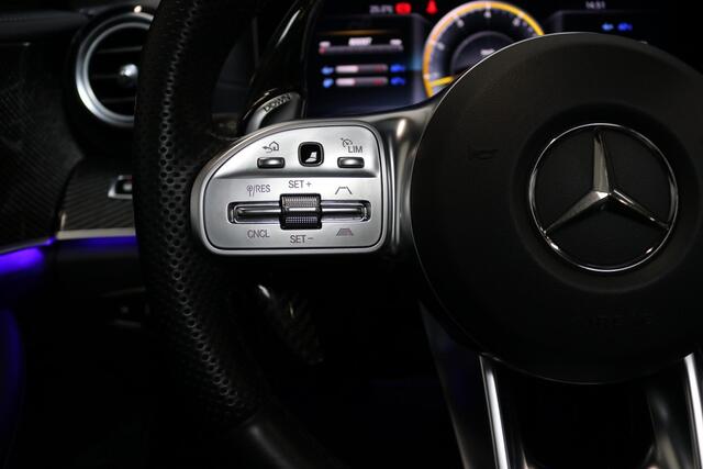 Mercedes-Benz E-estate AMG 63 S 4MATIC+ | KERAMISCHE REMMEN | HUD | PANO | STOELVERW + VENTILATIE | AIR BODY CONTROL | SOFT CLOSE | CARBON | VOL OPTIES!