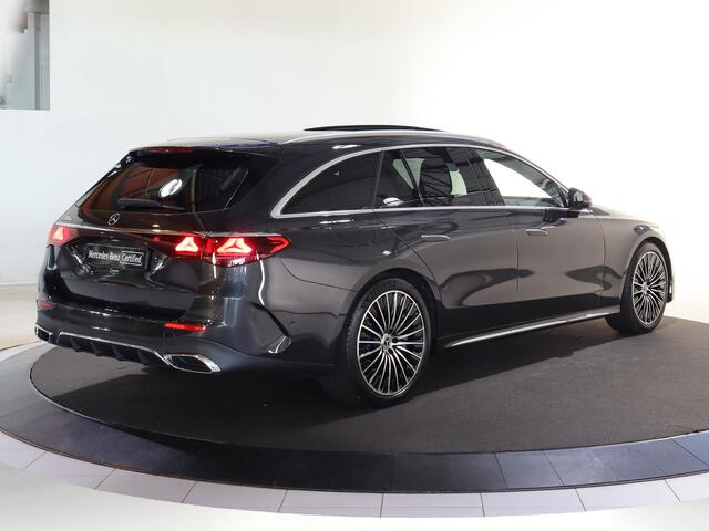 Mercedes-Benz E-estate 300e Sport Edition | AMG | Panoramaschuifdak | Premium pakket | Stoelventilatie | Superscreen | Rij-assistentiepakket Plus | Leder pakket | Burmester | 360° camera | DISTRONIC |