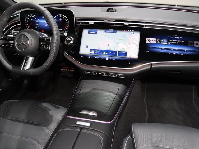 Mercedes-Benz E-estate 300e Sport Edition | AMG | Panoramaschuifdak | Premium pakket | Stoelventilatie | Superscreen | Rij-assistentiepakket Plus | Leder pakket | Burmester | 360° camera | DISTRONIC |