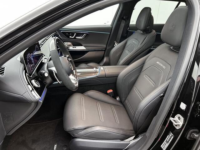 Mercedes-Benz E-estate AMG 53 4MATIC+ Night Edition | Premium Plus | AMG Nightpakket ll | Winterpakket | Rijassistentiepakket Plus | AIR BALANCE pakket | Trekhaak | AMG Performance stuur | Sluitbekrachtiging | Middenconsole in AMG Carbon | AMG specifieke tankdop | Multicontou