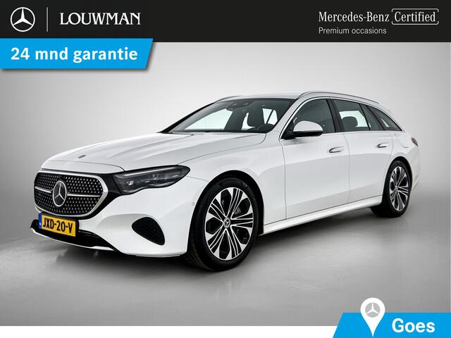 Mercedes-Benz E-estate 300 e Luxury Line Plug-In Hybride Trekhaak | Rijassistentiepakket plus | Parkeerpakket met 360°-camera | Distronic | Sfeerverlichting. Inclusief 24 maanden Mercedes-Benz Certified garantie voor Europa.