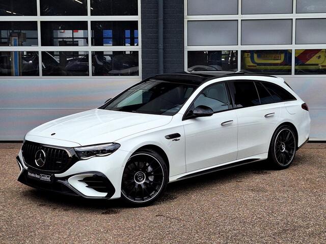 Mercedes-Benz E-estate Mercedes-AMG AMG 53 HYBRID 4MATIC+ | Panoramadak | Night Pakket II | Burmester | Trekhaak Wegklapbaar | Rijassistentiepakket Plus | Memory Pakket | 360° Camera | Head-up Display | DIGITAL LIGHT | Keyless-GO | Elektrisch Bedienbare Achterklep