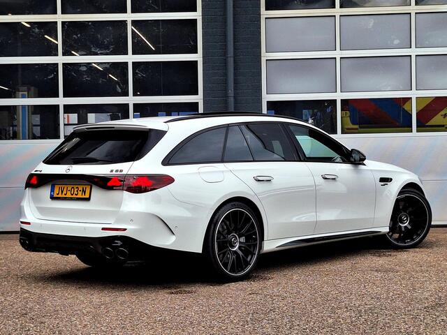 Mercedes-Benz E-estate Mercedes-AMG AMG 53 HYBRID 4MATIC+ | Panoramadak | Night Pakket II | Burmester | Trekhaak Wegklapbaar | Rijassistentiepakket Plus | Memory Pakket | 360° Camera | Head-up Display | DIGITAL LIGHT | Keyless-GO | Elektrisch Bedienbare Achterklep
