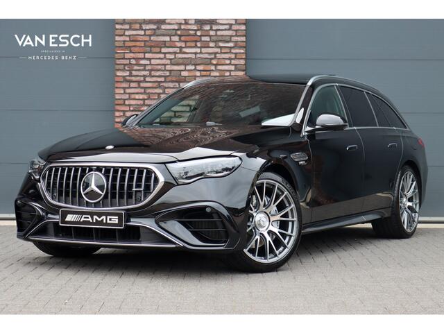 Mercedes-Benz E-estate AMG 53 4MATIC+ | Hyperscreen | Achterasbesturing | Trekhaak | Distronic | Burmester | Panoramadak | Surround Camera | Digital Light |