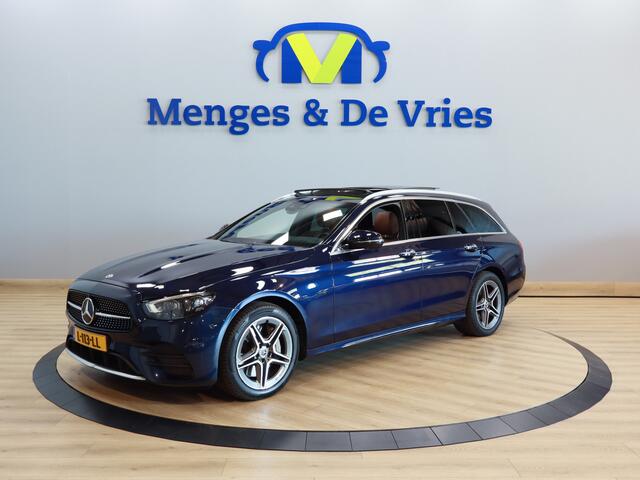 Mercedes-Benz E-estate 300 e Business Solution AMG Line | Panorama | LED | Burmester | Sfeer | 360 Camera | Leer | 2x Memory | Apple Carplay Android Auto | Isofix | NAP |