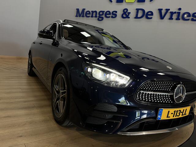 Mercedes-Benz E-estate 300 e Business Solution AMG Line | Panorama | LED | Burmester | Sfeer | 360 Camera | Leer | 2x Memory | Apple Carplay Android Auto | Isofix | NAP |