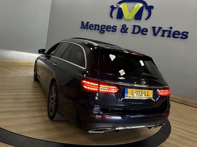 Mercedes-Benz E-estate 300 e Business Solution AMG Line | Panorama | LED | Burmester | Sfeer | 360 Camera | Leer | 2x Memory | Apple Carplay Android Auto | Isofix | NAP |