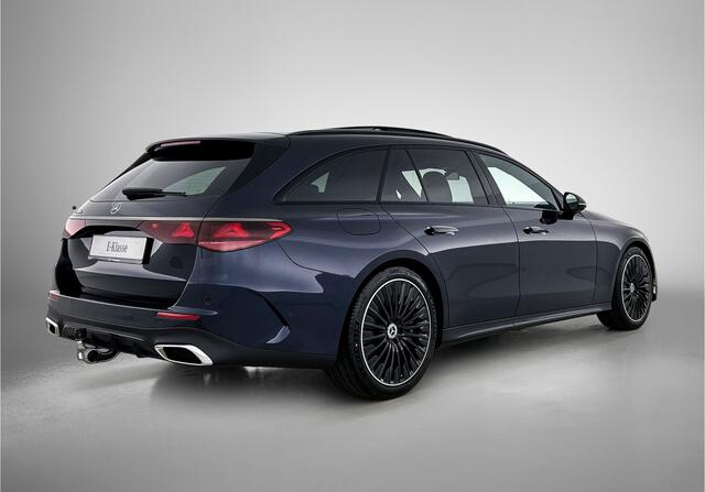 Mercedes-Benz E-estate 300 e Business Solution AMG | Winterpakket | Nightpakket | Trekhaak | Panoramaschuifdak | 360° camera | 20-inch multispaaks AMG velgen | GUARD 360° | Warmtewerend, donkergetint glas |