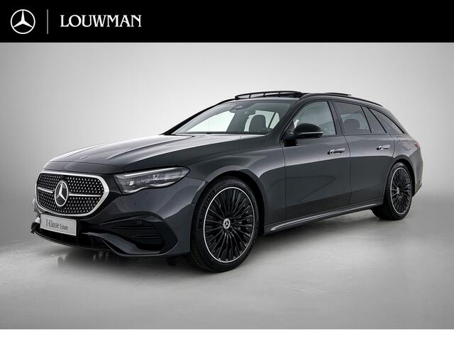 Mercedes-Benz E-estate 300 e Business Solution AMG | Premium pakket | Leder pakket | Winterpakket | Panoramaschuifdak | Trekhaak | GUARD 360° | Burmester® 4D surround sound system | 360° camera | Stoelventilatie/- verwarming voor |