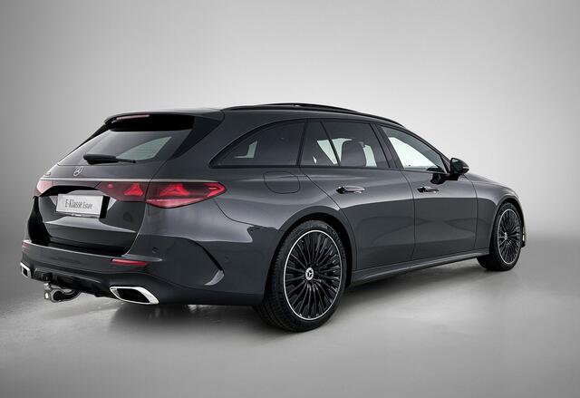 Mercedes-Benz E-estate 300 e Business Solution AMG | Premium pakket | Leder pakket | Winterpakket | Panoramaschuifdak | Trekhaak | GUARD 360° | Burmester® 4D surround sound system | 360° camera | Stoelventilatie/- verwarming voor |