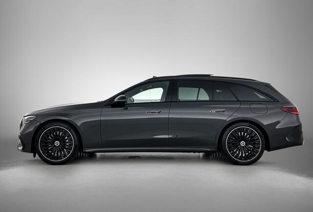 Mercedes-Benz E-estate 300 e Business Solution AMG | Premium pakket | Leder pakket | Winterpakket | Panoramaschuifdak | Trekhaak | GUARD 360° | Burmester® 4D surround sound system | 360° camera | Stoelventilatie/- verwarming voor |