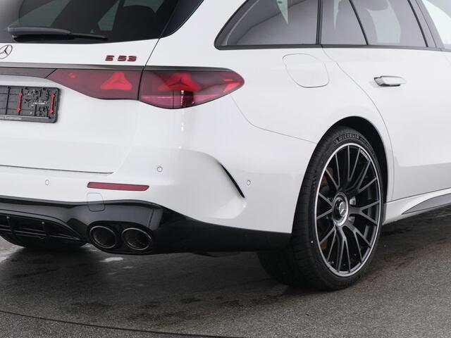 Mercedes-Benz E-estate Mercedes-AMG 53 4MATIC+ Premium Plus | MBUX Superscreen | Trekhaak | Panorama Schuif-Kanteldak | AMG Night Pakket. Inclusief 24 maanden MB Certified garantie voor Europa.