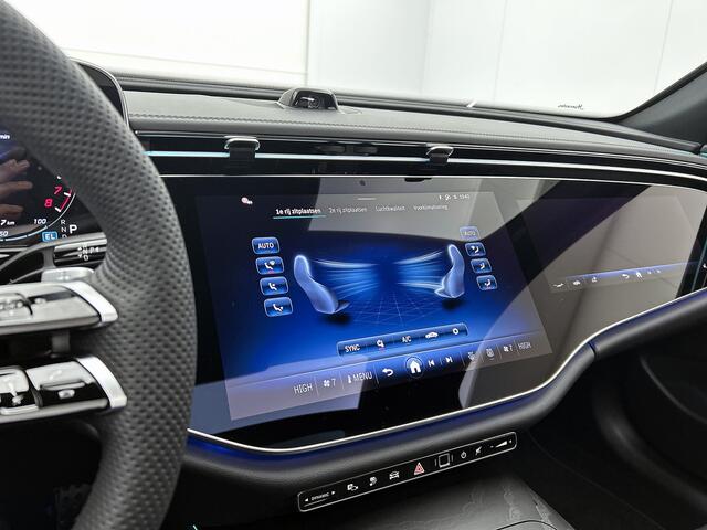 Mercedes-Benz E-estate 300 e Sport Edition | Premium pakket | Nightpakket | Rijassistentiepakket Plus | Trekhaak | 20 inch AMG velgen | Stoelventilatie voor | 360° camera | Burmester® 4D sound system | MBUX Superscreen | Augmented Reality navigatie |