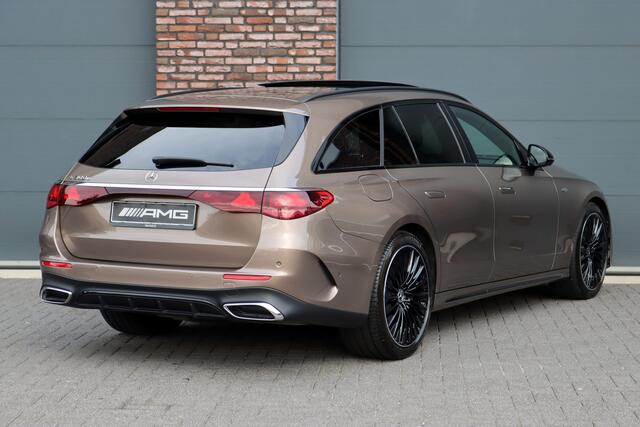 Mercedes-Benz E-estate 300 e AMG Line | Hyperscreen | Distronic+ | HUD | 3D-Display | Panoramadak | Burmester | Surround Camera | Trekhaak | Keyless Go |